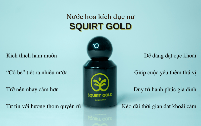 Công dụng của squirt gold